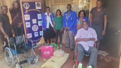 Photo of Lions Club Donates to Disabled Father of 3 Unemployed Graduates