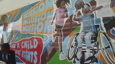 Photo of The children’s inclusion mural